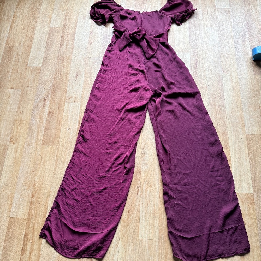 Satin feel Jumpsuit